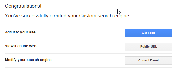 Search Created