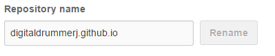 github repo rename done