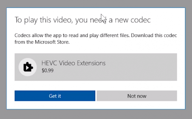 how to view installed codecs windows 19