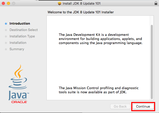 JDK8 Install Screen 2