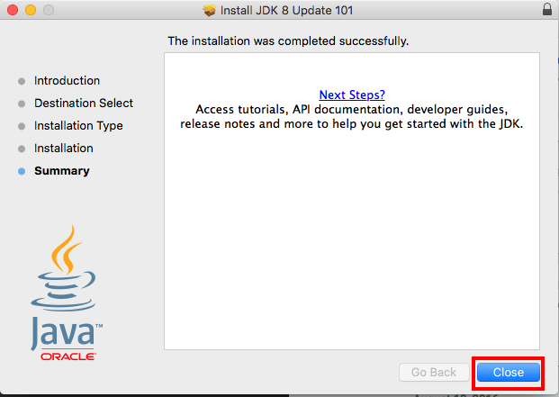 JDK8 Install Screen 6